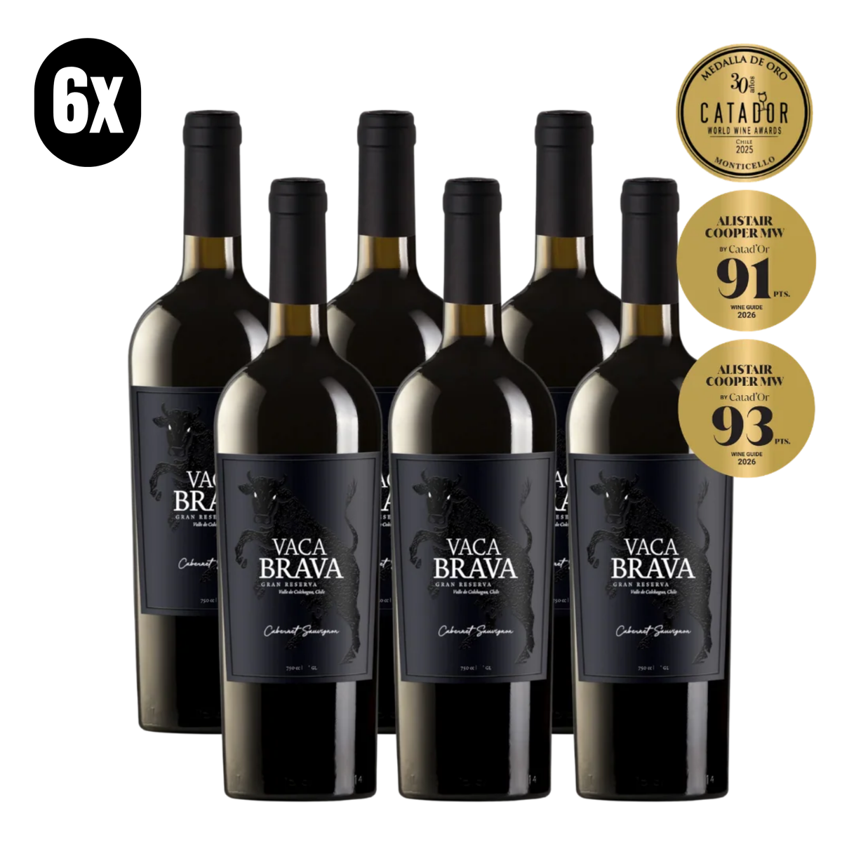 6x750cc Mix Vaca Brava Gran Reserva