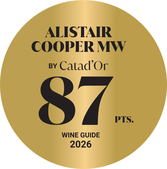 87 puntos, Alistair Cooper MW, Wine Guide 2026