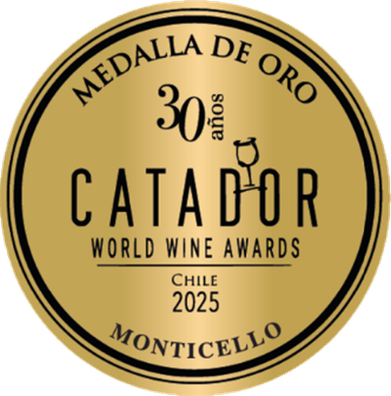 Medalla de Oro Catad'Or World Wine Awards, Chile 2025